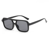 Hiking Camping 2024 New Double Beam Anti Light Glasses Personalized Small Frame Retro Glasses Y2K UV400 Outdoor Glasses Female