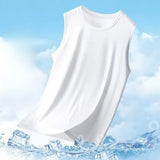 Men's mesh-backed sports vest - Lightweight summer sleeveless T-shirt - Casual and fashionable
