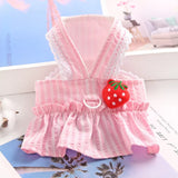 Pet Supplies Cute Dog Dress Breathable Thin Design Cat Princess Skirt Soft Pet Summer Clothes Kittens