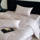 Long Staple Cotton Jacquard Bedding Set Single Double Queen King Size Duvet Cover Bedsheet Pillowcase Luxury Quilt Cover Set