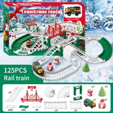 Christmas Track Car Train Toys Children Electric Track Toy Car Christmas Car Kids Educational Toys for Children Birthday Gift