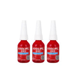 LOOLIFL Blue Thread Locker 243 Nuts-Bolts Locker, Screw Adhesive Lock Tight Seal Fasteners Anaerobic Curing Metal Glue,Rustproof