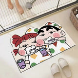 30*40cm Shower Room Water Uptake Mat Quick Drying Fashionable and Exquisite Cartoon Crayon Shin Chan Anime Anime Periphe