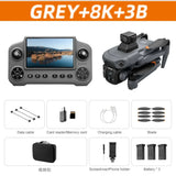 Lenovo Drone With screen RC 8K Professional HD Aerial Photography GPS Laser obstacle avoidance Three-axis gimbal Aircraft