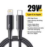 Essager USB C Cable For iPhone 14 13 12 11 Pro Max Xs Plus 29W Fast Charging Cable Type C To Lighting Date Wire For iPad Macboo