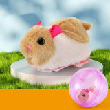 Transparent Cat Chasing Ball Built-in Plush Animal Plastic Interactive Cat Toy Realistic Rabbit Hamster Chasing Ball