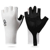 GTUBIKE Summer Breathable Half Finger Cycling Gloves Ultralight Road Bike Gloves Anti-Slip Silicone Pad Cooling Sport Gear