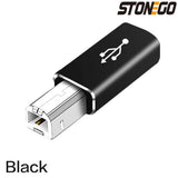 STONEGO Multifunctional Aluminum Alloy Type-C to USB Converter for Electronic Musical Instrument, Laptop, Printer