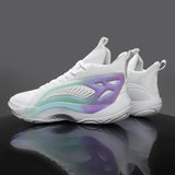 Men's Basketball Shoes Breathable Cushioning Non-Slip Wearable Runing Shoes Gym Training Athletic Basketball Sneakers for Men