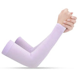 2Pcs Arm Sleeves Warmers Sports Sleeve Sun UV Protection Hand Cover Cooling Warmer Running Fishing Cycling