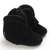 Baby Boys Girls Winter Boots 0-12 Months Western Denim First Walkers Warm Casual Fashion