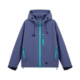 Autumn Sports Jacket Waterproof Windproof Jacket Men Women Outdoor Sports Hiking Running Mountaineering Hooded Casual Sport Coat