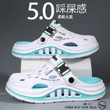 2026 New Men's Holes oes Summer Thi Bot Anti-Slip Driving Beach Slippers Spor Casual EVA Injection Moulding Footwear