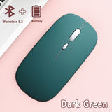Bluetooth 5.0 Wireless Mouse Ultra Slim Portable Silent Ergonomic for Laptop Tablet PC MacBook Phone Adjustable DPI Ergonomic