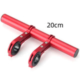 10/20/30cm Bicycle Handlebar Extended Bracket MTB Headlight Mount Extented Bar Road Mountain Bike Handlebar Extender Rack Parts