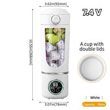 New Portable Juice Maker Blender for Shakes Smoothie 580ML Durable Juicer Steel Blades 2 in 1 Blender Bottle Smoothie Extractor