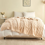 1pc Luxurious Fleece Blanket - Ultra-Soft 3D Plush Dense Weave, For Christmas , All-Season Cozy Flannel Throw Best Price In  EU