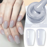 BORN PRETTY 83 Colors 10ml Jelly Nude Gel Nail Polish Autumn Amber Semi Transparent Manicure Soak off UV LED Nails Gel Varnish