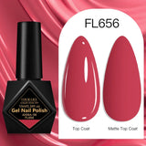 10ml Gel Nail Polish 162 Colors Nail Supplies Vernis Semi Permanent Nail Art Manicure Soak Off LED UV Gel Nail Varnishes Summer
