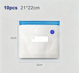 USB Charging Mini Handheld Vacuum Pump, Automatic Electric Food Vacuum Sealer for Fruit Meat Snack Storage with Vacuum Bags