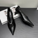 Fashion Pointed Toe Thin Heel Women Office Pumps Shallow Slip On Party Dress Shoes 2026 New Spring Autumn Commuter Footwear