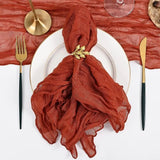Party Supply Table Decoration Gauze Napkin Soft Thin Cotton Napkin Retro Reusable Placemats Hotel