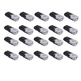 50Pcs D2 Quick Connect Wire Connectors – Optional Stripping Double Wire Plug in Connector with Locking Buckle,