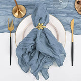 Party Supply Table Decoration Gauze Napkin Soft Thin Cotton Napkin Retro Reusable Placemats Hotel
