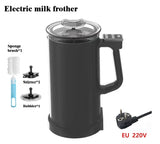 110V/220V Milk Frother 4-in-1 Home Coffee Latte Maker Hot Cold Beverages  Dual Function Stainless Steel Electric Milk Frother