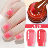 BORN PRETTY 83 Colors 10ml Jelly Nude Gel Nail Polish Autumn Amber Semi Transparent Manicure Soak off UV LED Nails Gel Varnish