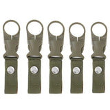 Webbing Water Bottle Holder Climbing Carabiner Belt Backpack Hanger Hooks Clip Multifunction Water Bottle Nylon Buckle Hook Clip