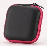 1-4pcs Portable Shockproof Headphone Case Earphone Bag Headset Storage Bag Hard Shell Earphone Accessories memory Card USB Cable