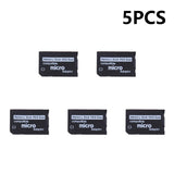 1-30PCS Support Memory Card Adapter SD Card Card To Memory Stick Adapter For PSP SD Card Card 1MB-128GB Memory Stick Pro