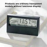 LED Thermometer Thermo-Hygrometer Multifunction Electronic Clock Temperature Humidity Meter Weather Station for Home With Alarm