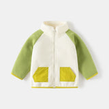 Ircomll New Children Boys Polar Fleece Jacket Autumn Winter Kids Coat Causal Toddler Stand Collar Zipper Outwear Boys Clothing