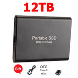 Reliable Slim Storage Device Portable External SSD 1TB 4TB 16TB 128TB High Speed for Notebook Laptop Computer