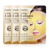 SADOER 24k Golden Collagen Facial Masks Anti Wrinkle Firming Moisturizing Anti-Aging Face Mask Beauty Facial Skin Care Products