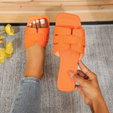 New Women Slippers Fashion Designer Beach Flats Woman Casual Sandals Dress Walking Flip Flops Open Toe Slides Mujer Zapatos
