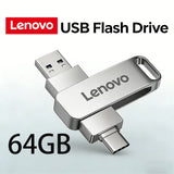Lenovo USB3.2 USB Flash Drive 512GB OTG Pen Drive High Speed Type-C Flash Disk Real Capacity Metal Pendrive For Phone Computer