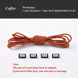 Fashion No Tie Shoelaces Elastic Laces Sneakers Flat Shoe Laces Without Ties Kids Adult Quick Shoelace One Size Fits All Shoes