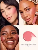 Rare Beauty New Product Frost-to-powder Mashed Potato Matte Air Cushion Blush Cream Liquid Blush Long-lasting Lipstick Lip Gloss