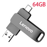 Lenovo USB3.2 USB Flash Drive 512GB OTG Pen Drive High Speed Type-C Flash Disk Real Capacity Metal Pendrive For Phone Computer