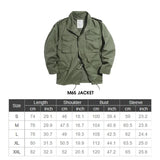 Maden Retro M65 Jackets for Men Green Outdoor Windbreaker Vintage Casual Solid Coat Mens Clothes Multi-Pocket Jacket
