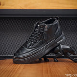 Men's shoes Spring Autumn new high top casual board shoes trend versatile black sports casual simple comfortable shoes for men