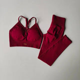 High-Waisted Yoga Suit for Toned Hip Support