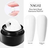 BORN PRETTY 15ml Non Stick Hand Extension Gel Nail Polish Carving Flower Nail Art Shaping Solid Acrylic Nail Gel Varnish