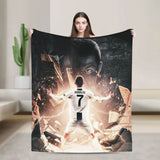 CR7  Football Soccer Blanket Ronaldos Flannel Funny Warm Throw Blanket for Bedding Lounge Decoration