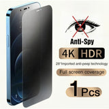 1PCS Anti-Spy Screen Protector For iPhone 17 Pro Max 16 15 14 13 12 11 X XS XR XsMax Air 6 7 8 Se Plus Privacy