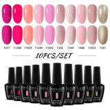 NAILCO 15ml Nails Art Gel Lack Polish Summer Hybrid Nail Varnish Manicure UV Top Coat Base HEMA TPO FREE Esmalte Nail Gel Polish