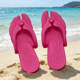 Folding Slippers Trip Travel Portable Slides Women Men Light Home Hotel Salon Homestay Guest Use Sandals Bathing Beach Shoes